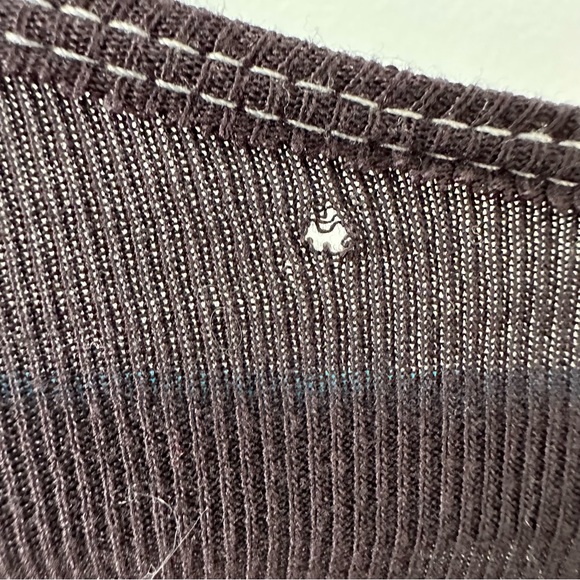 Free People Black Scoop Neck Pullover Flowy Long Sleeve Top Size S - Picture 5 of 5